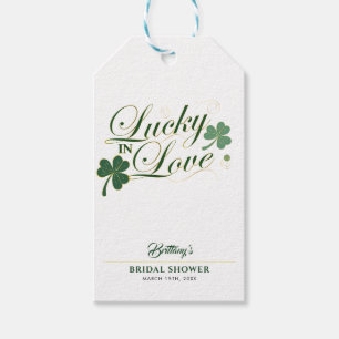 Glück in der Liebe St Patrick's Modern Brautparty Geschenkanhänger