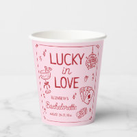 Glück in der Liebe Whimsical Hand Drawn Bacheloret