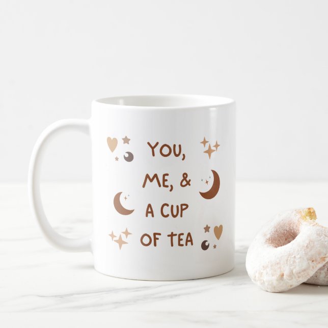 Glück in einer Tasse (Mit Donut)