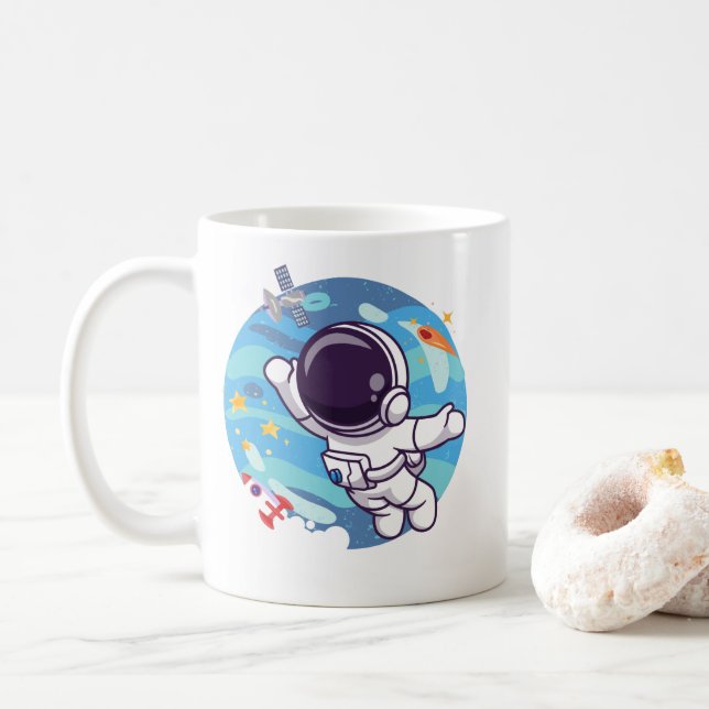 Glück in einer Tasse (Mit Donut)