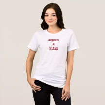 Glück in Einsamkeit T-Shirt