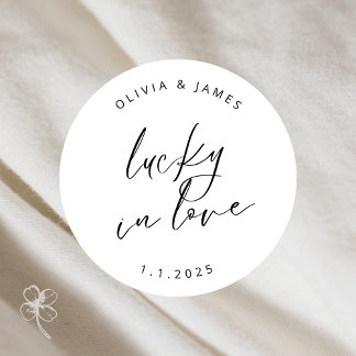 Glück in Liebe Aufkleber