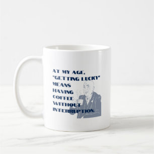 Glück in meinem Alter Kaffeetasse