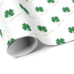 Glück, irisch zu sein Shamrock-Geschenkverpackung Geschenkpapier