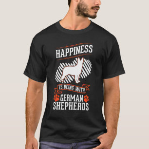 Glück ist bei den deutschen Hirten T-Shirt