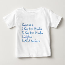 Glück ist (Blau) Großmutter und Großvater