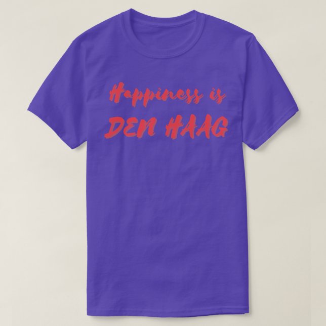 Glück ist Den Haag T-Shirt (Design vorne)