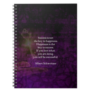 Glück ist der Schlüssel zum Erfolg Notizblock