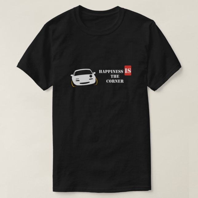 Glück ist die Ecke T-Shirt (Design vorne)