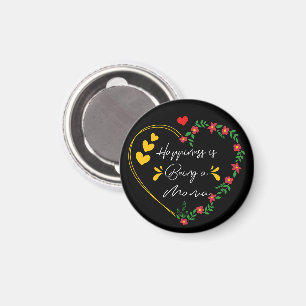 Glück ist ein Geburtstag von Mama, das Niedliche M Magnet