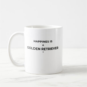 Glück ist ein Golden Retriever Kaffeetasse