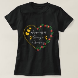 Glück ist ein graues Muttertagssonnel T-Shirt
