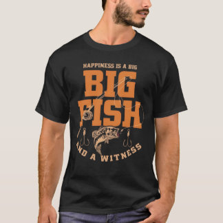 Glück ist ein großer Fisch, Angelfreunde T-Shirt