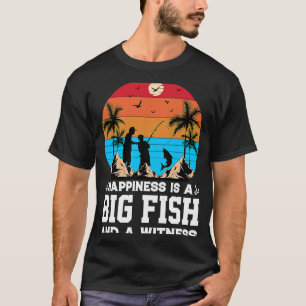 Glück Ist Ein Großer Fisch Und Ein Zeuge Angelsp T-Shirt