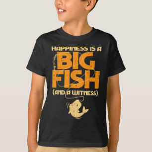 Glück ist ein großer Zeuge Fisch Funny Fishing Men T-Shirt