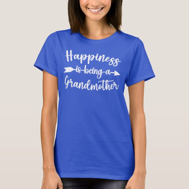 Glück ist ein Großmutter-Muttertag-Funny T-Shirt (Vorderseite)