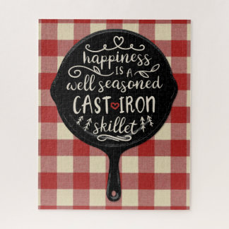 Glück ist ein gut gewürzter RoheisenSkillet Puzzle