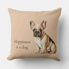 Glück ist ein Hund Kissen