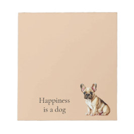 Glück ist ein Hund Notizblock