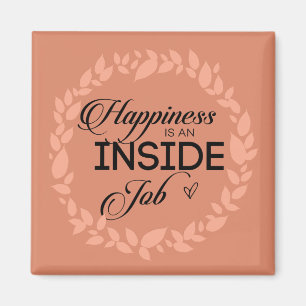 Glück ist ein innerer Blütenschaden Magnet