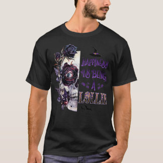 Glück ist ein Lollie Skull Halloween T-Shirt