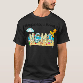 Glück ist ein Mema Summer Beach Happy Mothe T-Shirt