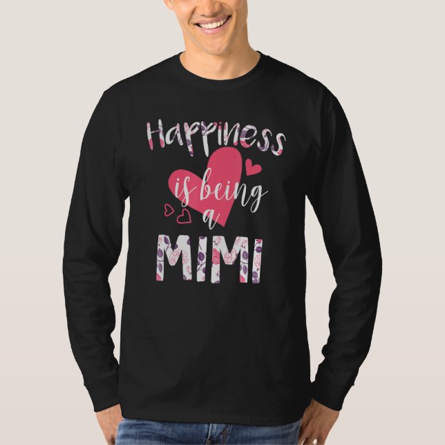 Glück ist ein Mimi, Muttertag. T-Shirt (Vorderseite)