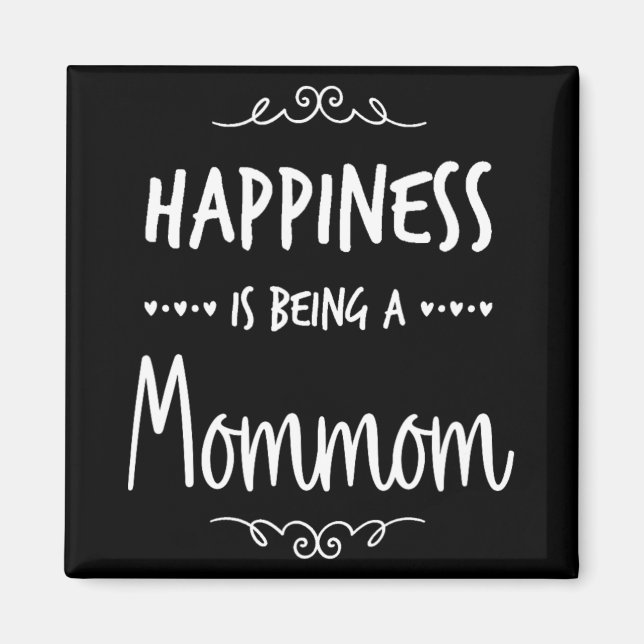 Glück ist ein Mommom-Special Oma Magnet (Vorne)