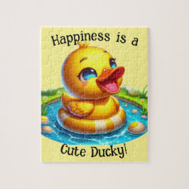 Glück ist ein Niedliches Ducky Jigsaw Puzzle (1)
