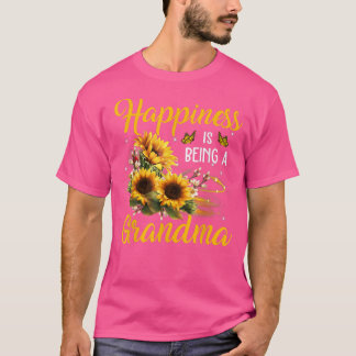 Glück ist ein Oma Shirt Sunflower Lover