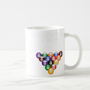 Glück ist ein perfekter Rack perfekt Rack Billard Kaffeetasse
