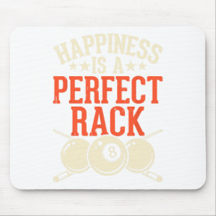 Glück ist ein perfektes Rack 1 Mousepad
