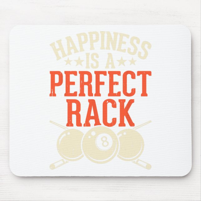 Glück ist ein perfektes Rack 1 Mousepad (Vorne)