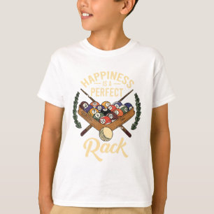 Glück ist ein perfektes Rack Billard Spiel Lover B T-Shirt
