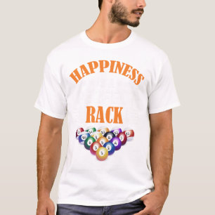 Glück ist ein perfektes Rack Billard Spiel Lover B T-Shirt