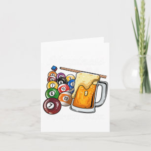 Glück ist ein perfektes Rack I Pool Billard Playe Karte