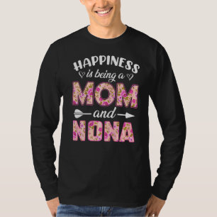 Glück ist eine Mama und Nona Niedlich Mother's D T-Shirt
