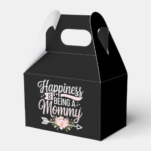 Glück ist, eine Mummy an Floral Muttertag zu sein Geschenkschachtel