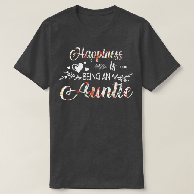Glück ist eine Tante T-Shirt (Design vorne)