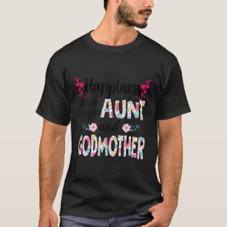 Glück ist eine Tante und Blume Godmets G T-Shirt