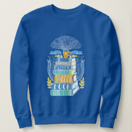 "Glück ist eine Tasse Kaffee und ein gutes Buch" Sweatshirt