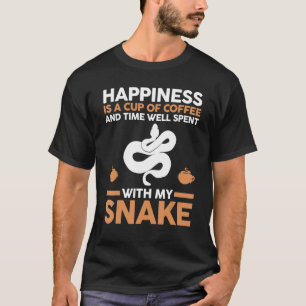 Glück ist eine Tasse Kaffee und Zeit gut verbracht T-Shirt