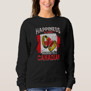 Glück ist einem Kanadier nur Marr Verheiratet Sweatshirt