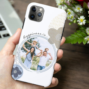 Glück ist .. Familienfoto Pop-Art-Blumen Case-Mate iPhone Hülle