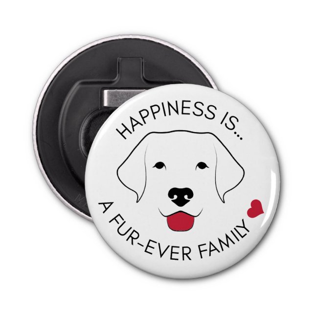 "Glück ist..." Flaschenöffner Magnet (Vorderseite)