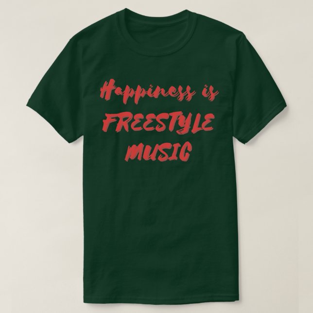 Glück ist Freestyle Music T-Shirt (Design vorne)