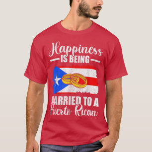 Glück ist für die Hochzeit in Puerto Rico Verheira T-Shirt