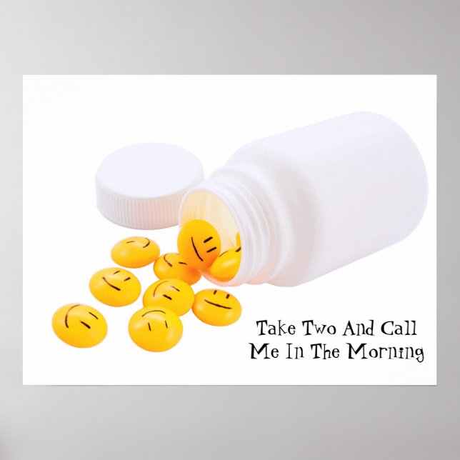 Glück ist gute Medizin Poster (Vorne)