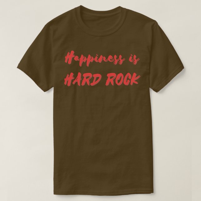 Glück ist harter Stein T-Shirt (Design vorne)