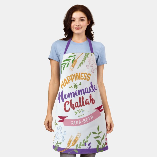 Glück ist hausgemachte Challah HUGE Schürze (Getragen)